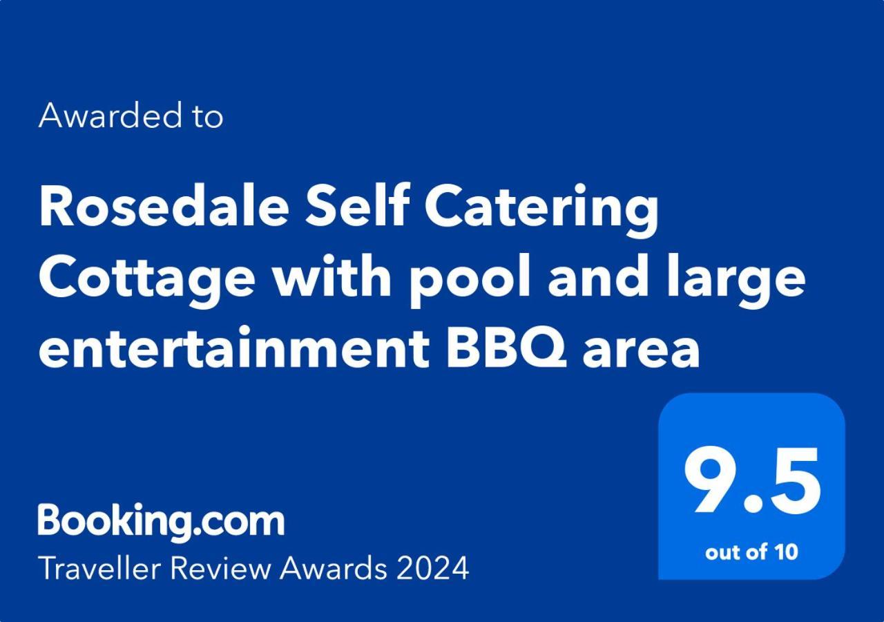 Rosedale Self Catering Cottage With Pool And Large Entertainment Bbq Area Henburg Park Exteriör bild